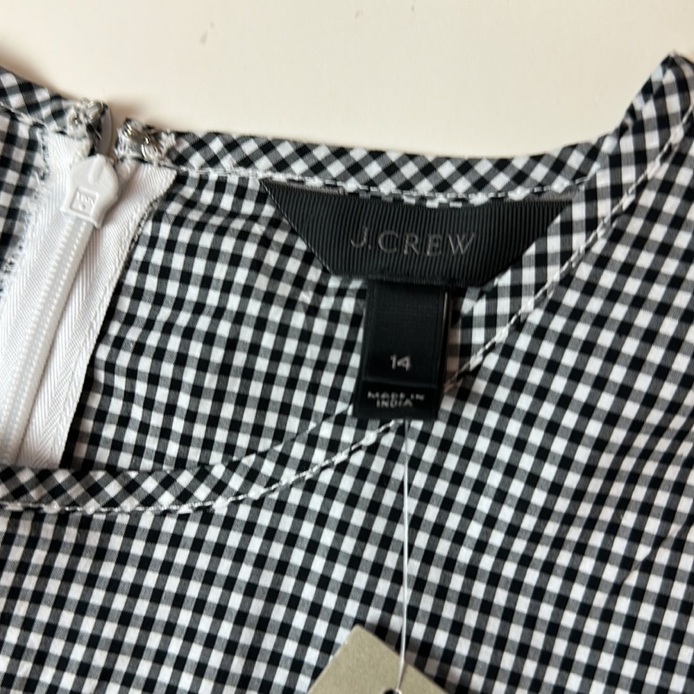 Gingham Cotton Dress | Cottagecore Prairie Ruffle Tie Waist · J.Crew - Picture 5 of 13